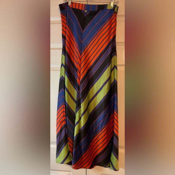 Free People Striped Maxi Skirt Size 10 - Picture 2 of 4